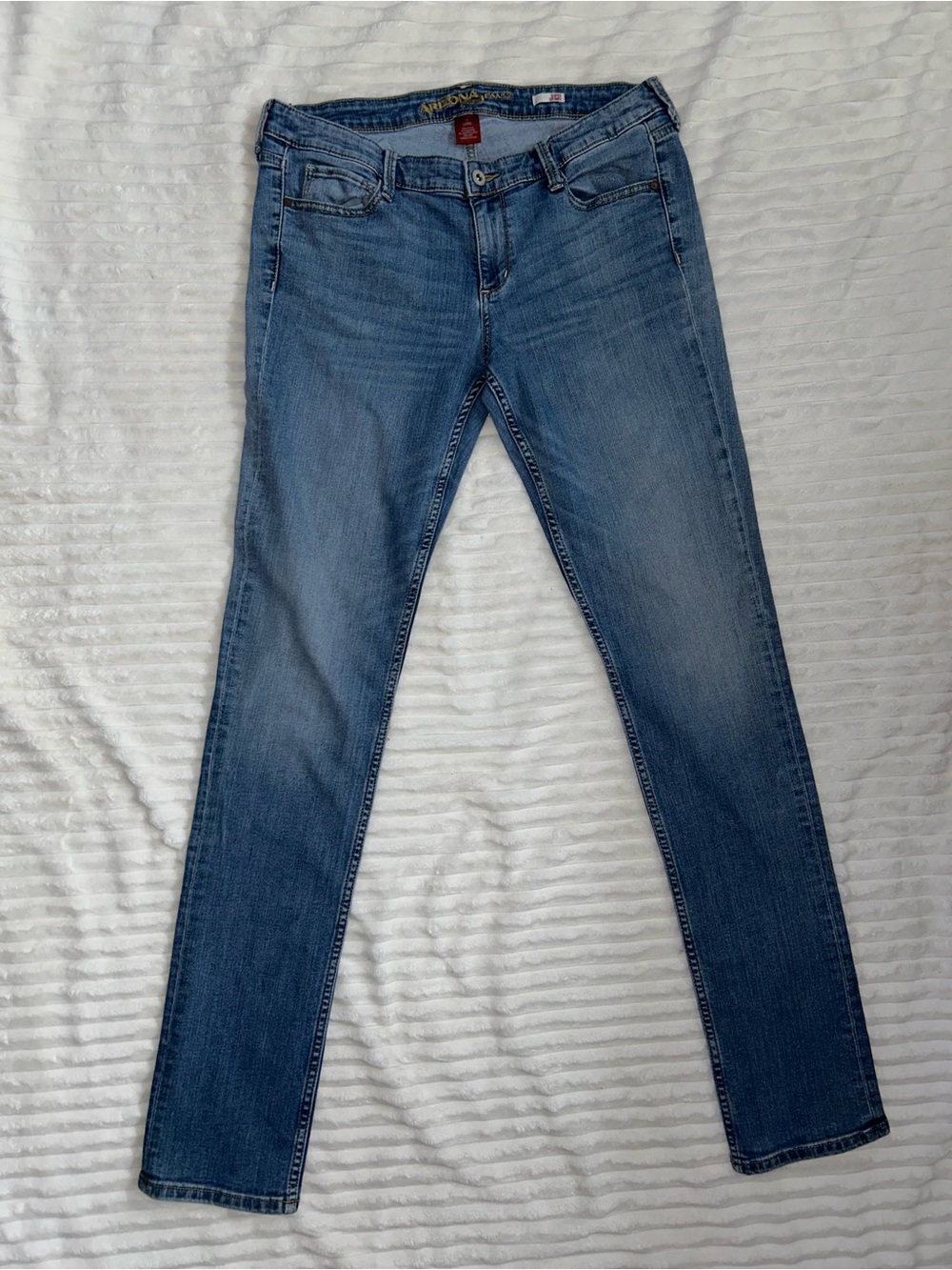 Arizona Jean Company Light Blue Skinny Jeans Size 13 Long